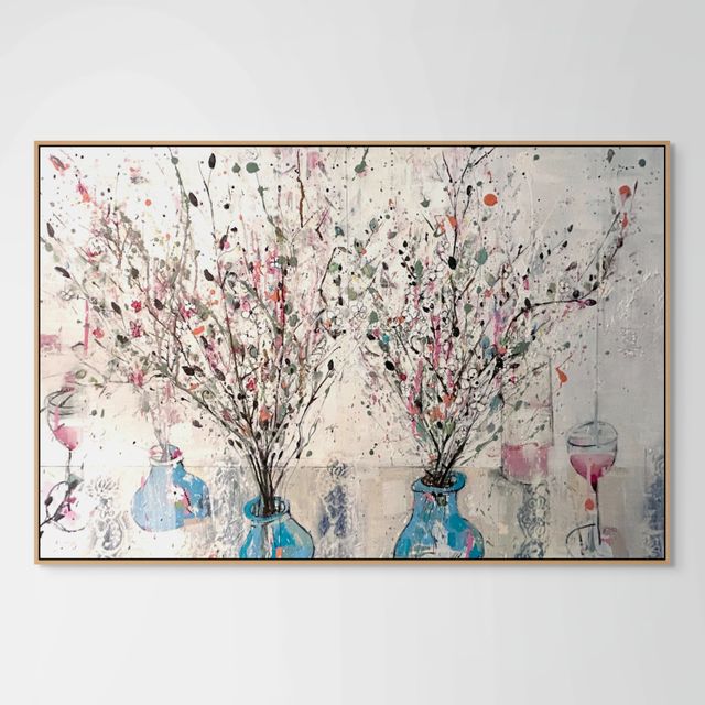 Spring flowers and alfresco Rose